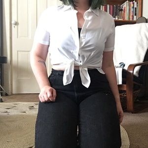 Light weight button up blouse